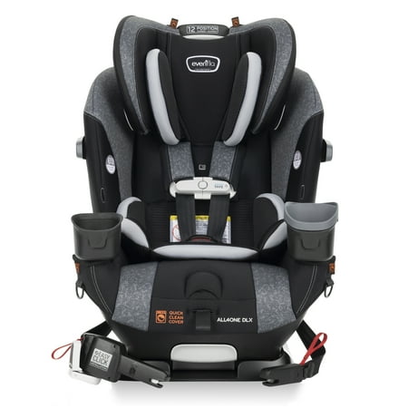 Evenflo All4One DLX All-In-One Convertible Car Seat with SensorSafe (Latitude Gray)
