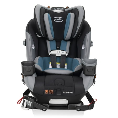 Evenflo All4One DLX All-In-One Convertible Car Seat with SensorSafe (Reefs Green)