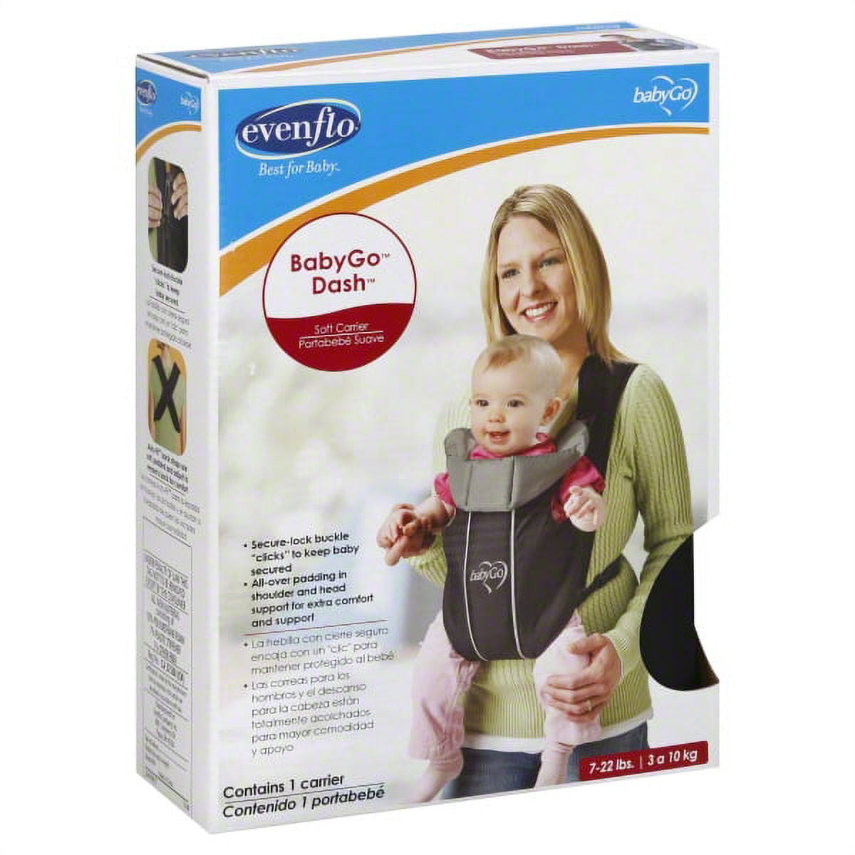 Evenflo BabyGo Dash Infant Carrier Black Walmart