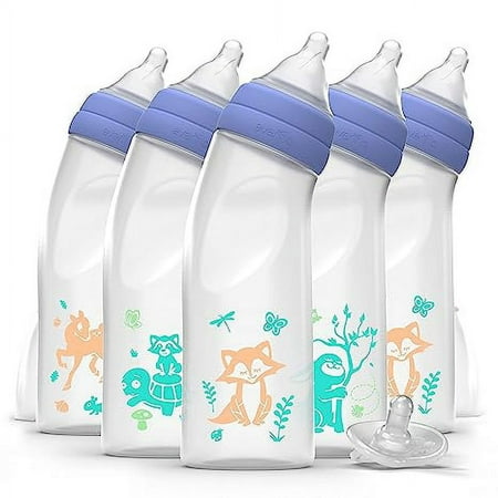 Evenflo Balance+ Angled Bottle 9oz 6pk with Pacifier