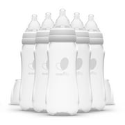 EVENFLO FEEDING Evenflo Balance + Standard Neck BPA-Free Plastic Baby Bottles , 9oz Clear, 6 Count