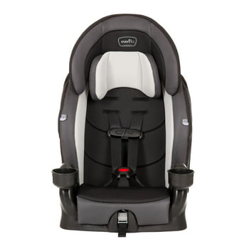 Evenflo Chase Plus 2-in-1 Booster Toddler Car Seat (Huron Black)