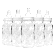 Evenflo Classic BPA-Free Glass Twist Baby Bottles, Clear, 4 oz, Pack of 6