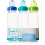 زجاجة أطفال بلاستيكية خالية من Bpa من Evenflo Classic - 8 أوقية 3pk