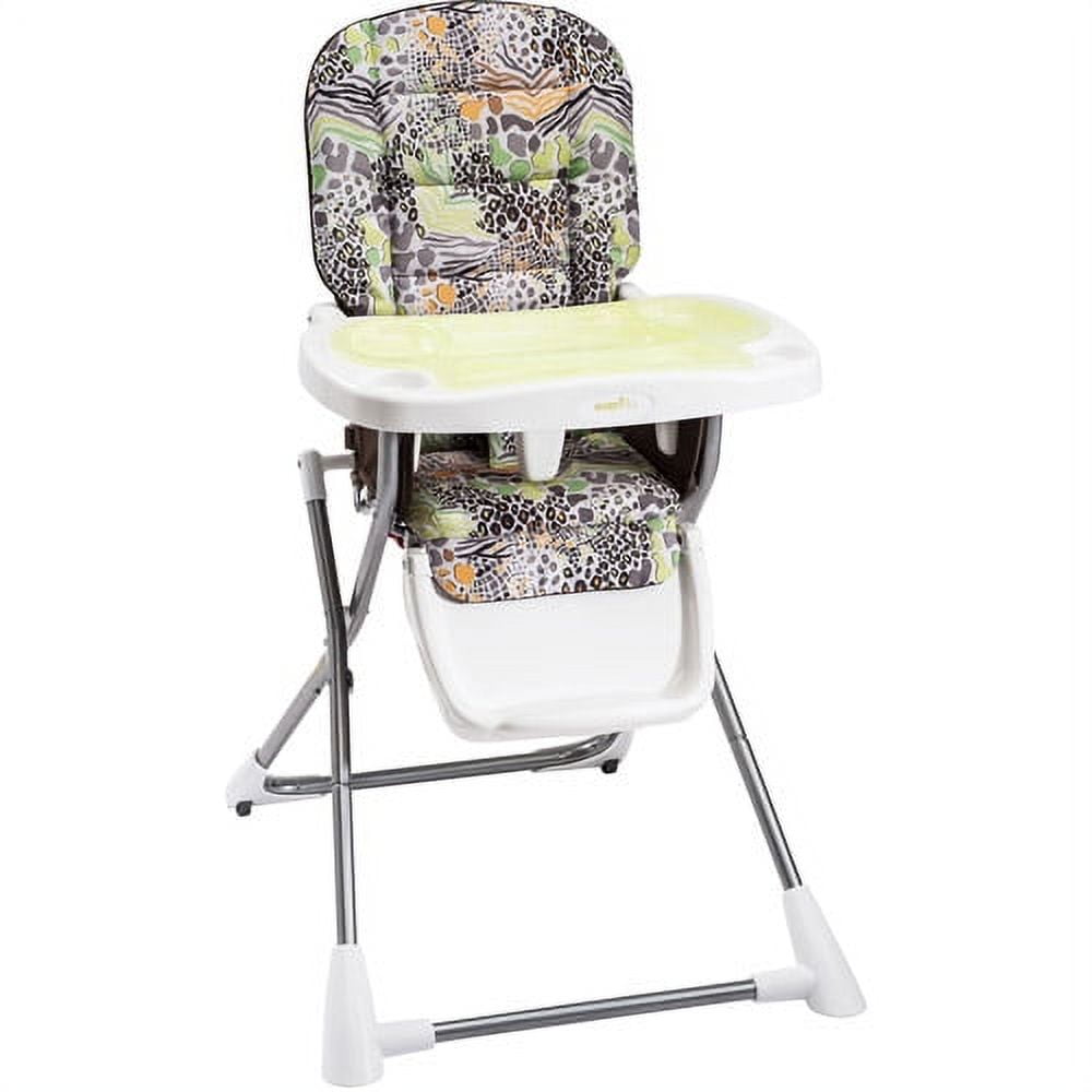 Evenflo Compact Fold Highchair, Zoo Frie