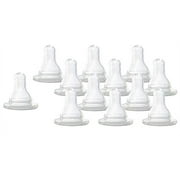 Evenflo CustomFlow Classic Silicone Nipples, Medium Flow (3-6 months) 4 ea (Pack of 3)