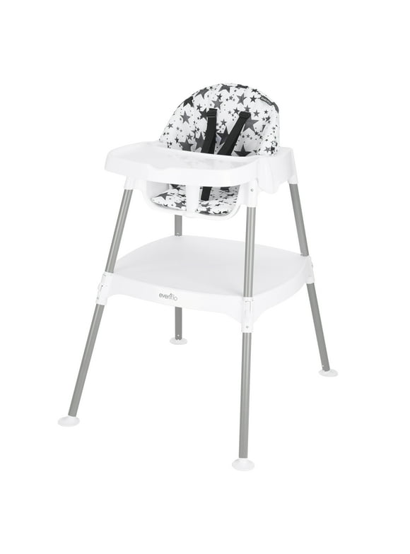 Evenflo Eat & Grow 4-in-1 Convertible Toddler High Chair (Pop Star White)