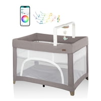 Evenflo Eris One-Hand Playard with Bassinet (Truffle Taupe)
