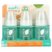 Evenflo Feeding Balance+ Bottles, Standard, 0+ Months, Slow Flow, 3 Bottles, 4 oz 120 ml
