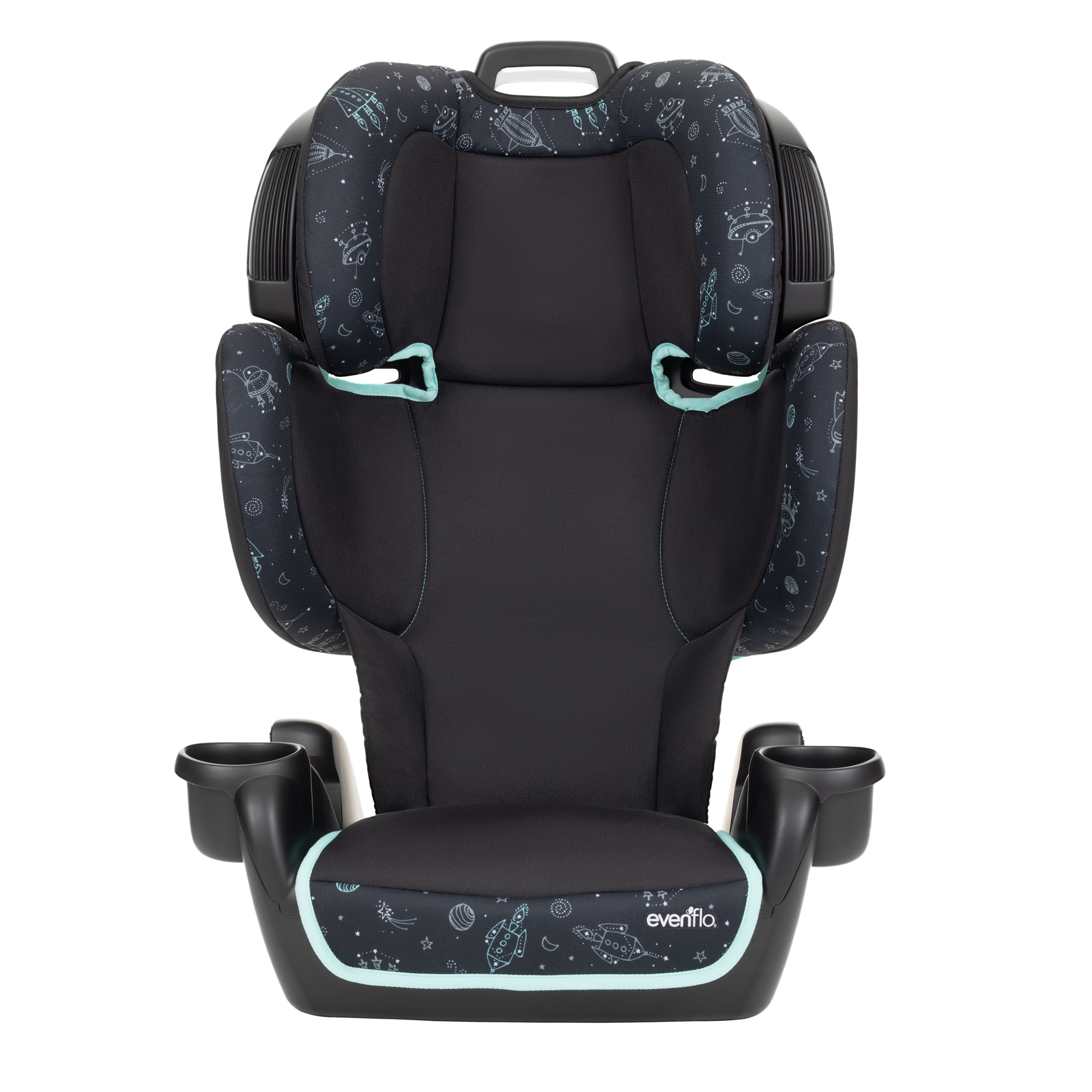 Evenflo GoTime LX Booster Car Seat (Chardon Black), 4 Years +