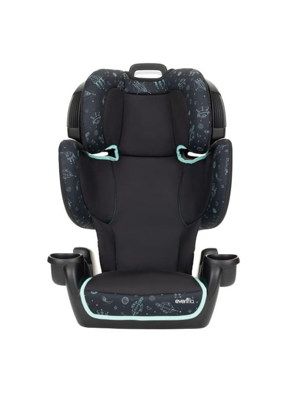 Evenflo GoTime LX Booster Car Seat (Astro Blue), 4 Years +