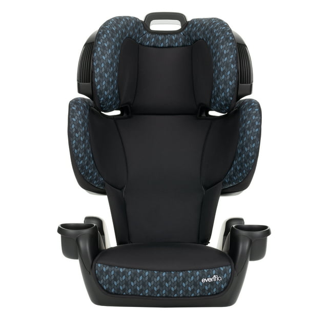Evenflo GoTime LX Booster Car Seat (Quincy Blue), 4 Years +