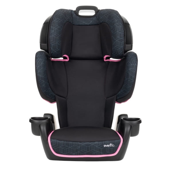 Evenflo GoTime LX Booster Car Seat Terrain Pink 4 Years