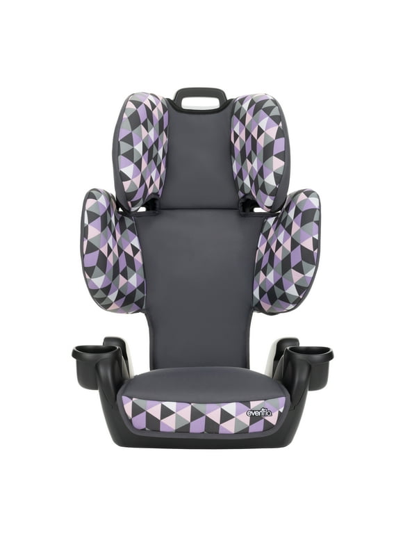 Evenflo GoTime Sport Booster Car Seat (Viola Purple), 4 Years +
