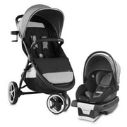Evenflo Gold SensorSafe Verge3 Travel System Strollers, Moonstone Gray