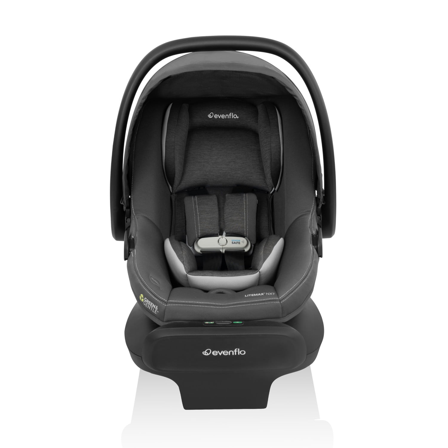 atmos ペイント付きホワイトエプロン Evenflo LiteMax NXT Infant Car Seat with SensorSafe (Anchor
