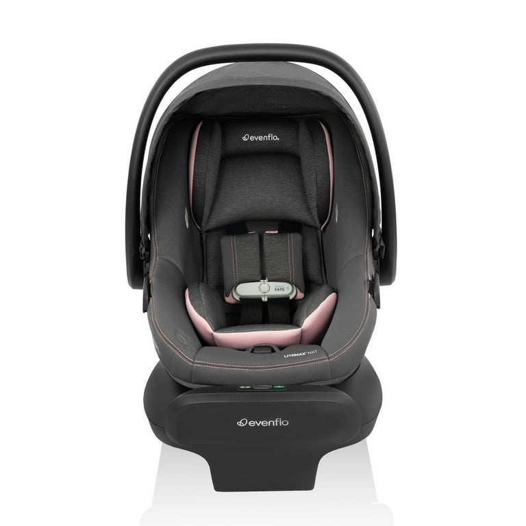 Evenflo LiteMax NXT Infant Car Seat with SensorSafe (Primrose Pink