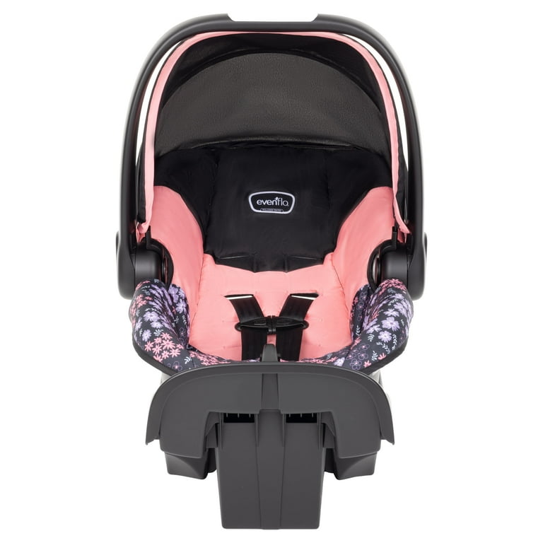 evenflo pivot modular travel system Evenflo Pivot Modular Travel System with LiteMax Infant Car Seat (Dusty Rose Pink)