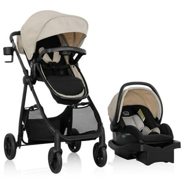 Evenflo Omni Signature Travel System with LiteMax infant Car Seat (Coastal Cofee)