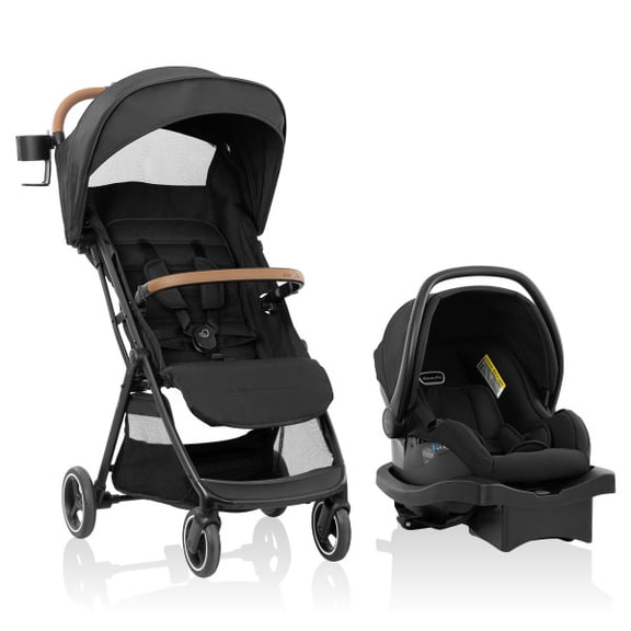 Evenflo Otto+ Travel System with LiteMax Infant Car Seat, Chia Black