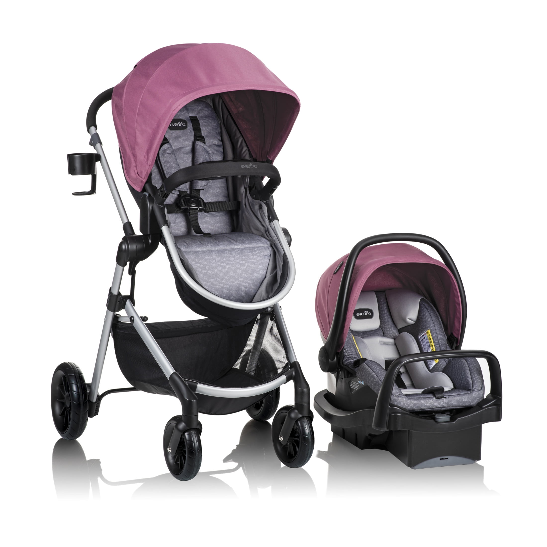 ベビーカー・バギー Evenflo Pivot Modular Travel System Evenflo Pivot Modular Travel System with LiteMax Preemie and