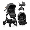 thumbnail image 1 of Evenflo Pivot NXT Travel System with LiteMax NXT Infant Car Seat (Silverado Gray), 1 of 9