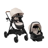 Evenflo Pivot Xpand NXT Travel System featuring LiteMax NXT Infant Car Seat (Canyon Beige)