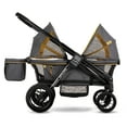 thumbnail interactive-video image 1 of Evenflo Pivot Xplore All-Terrain Stroller Wagon (Adventurer Gray), 1 of 11