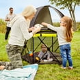 thumbnail image 1 of Evenflo Play-Away Portable Playard Deluxe, Wayfarer Black, 1 of 35