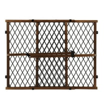 Evenflo Position & Lock Adjustable Wood Baby Gate,  (Farmhouse Collection), Fits Openings 26 - 42 in. Wide