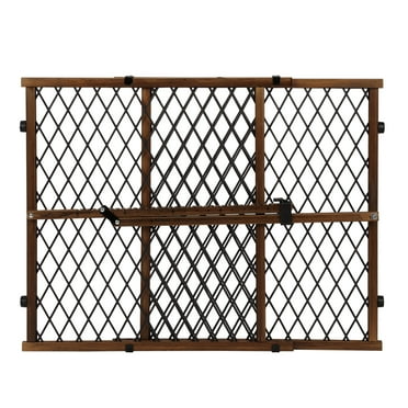 Evenflo Position & Lock Adjustable Wood Baby Gate,  (Farmhouse Collection), Fits Openings 26 - 42 in. Wide