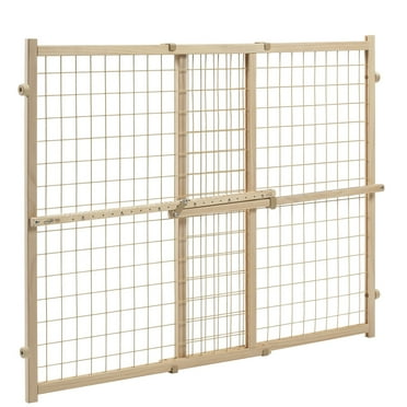 Evenflo Position & Lock Tall and Wide Value Adjustable Baby Gate (Natural), Fits Openings 31 - 50 in. Wide