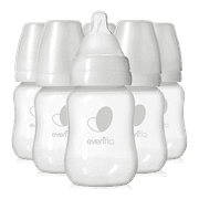 Evenflo Premium Proflo Venting Balance Plus Standard Neck Baby Bottles for Newborn - Infants, 4 oz Pack of 6