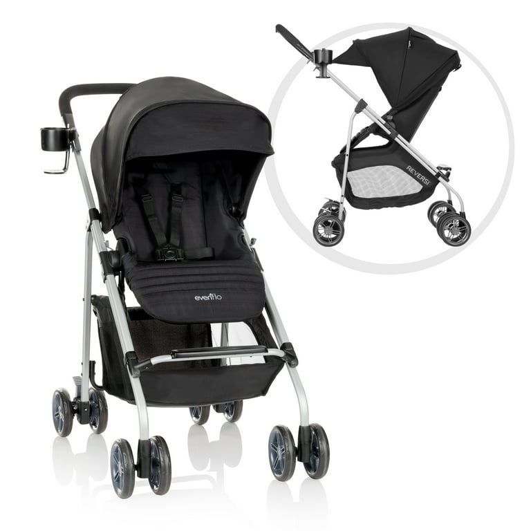 Evenflo Reversi Lightweight Reversible Stroller Altair Black Unisex