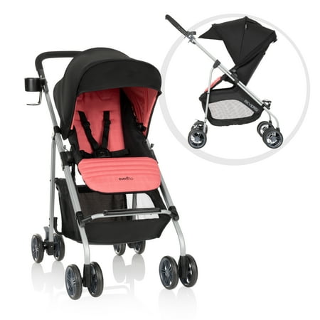 Evenflo Reversi Lightweight Reversible Stroller, Celestine Coral, Girl
