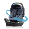 thumbnail image 1 of Evenflo Revolve180 LiteMax NXT Rotational Infant Car Seat with SensorySoothe (Flint), 1 of 11