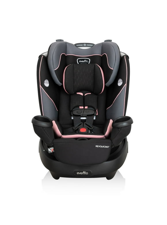 Evenflo Revolve360 Rotational All-In-One Convertible Car Seat (Ainsley Pink)