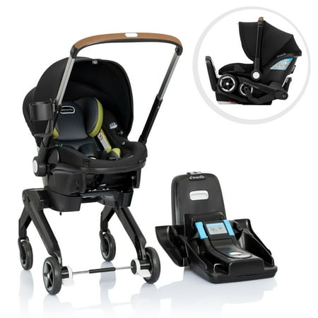 Evenflo Shyft DualRide Infant Car Seat and Stroller Combo with Carryall Storage, Durham