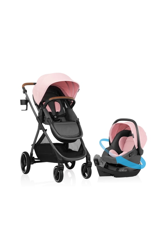 Shyft Intuiti Travel System With Revolve180 LiteMax NXT Rotating Infant Car Seat, Amaranth Pink