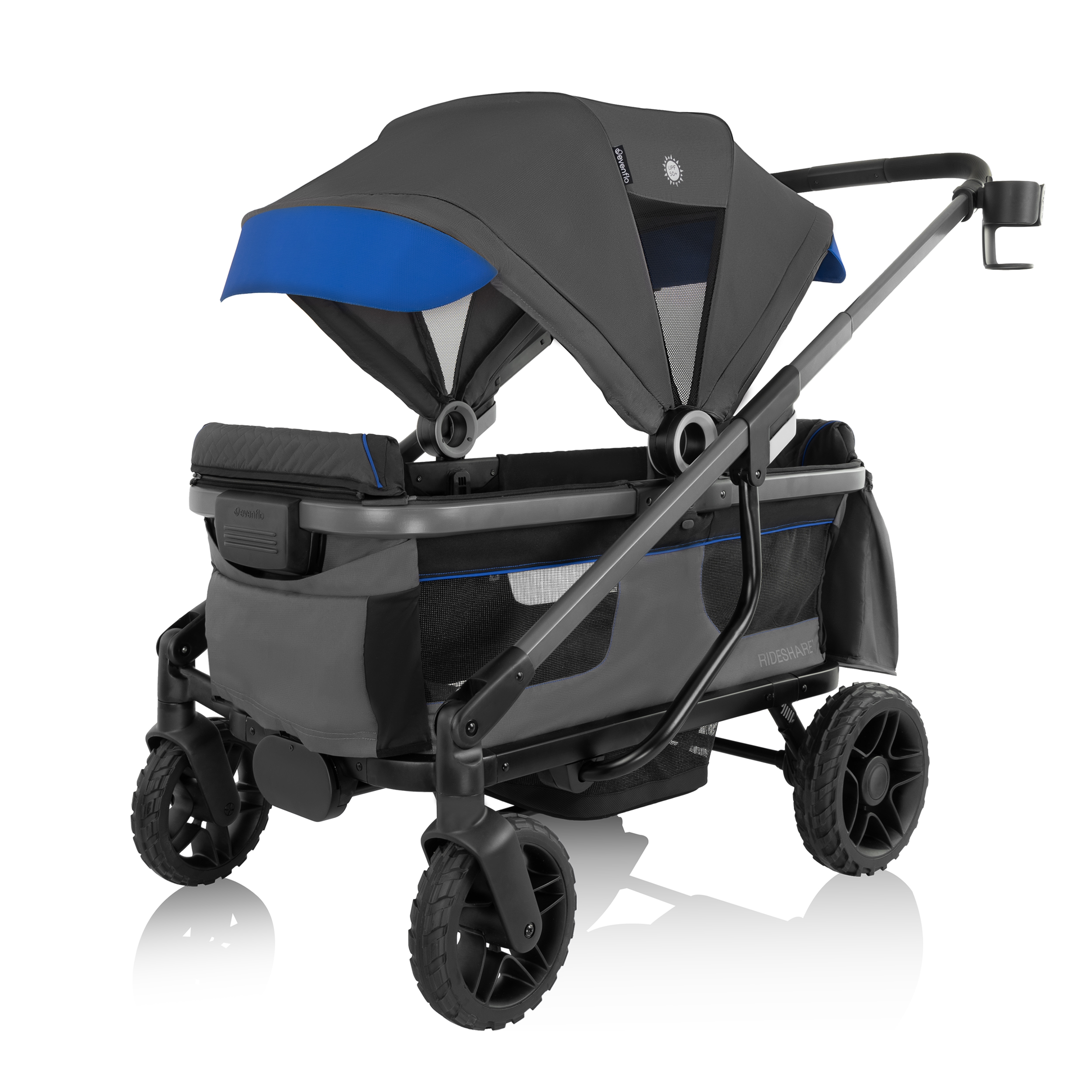 Evenflo Shyft Rideshare All-Terrain Performance Stroller Wagon (Electric Blue), Unisex, 6 Months – 5 Years Sansujyuku sansujyuku.com