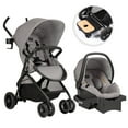 thumbnail image 1 of Evenflo Sibby Travel System Stroller with Ride-Along Board, Mineral Gray, 1 of 5
