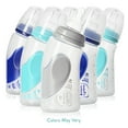 thumbnail image 1 of Evenflo Vented + BPA-Free Plastic Angled Bottles, 6oz, Teal,Gray.Blue, 6ct, 1 of 6