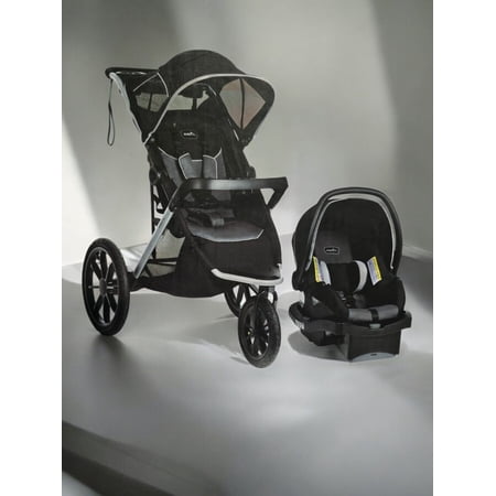 Evenflo Victory Plus Jogging Travel System w/LITEMAX 35 Rear-Facing Car Seat