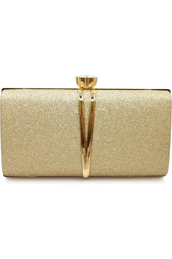 Evening Bag Clutch Purses Women Wedding Party Bridal Handbag with Chain