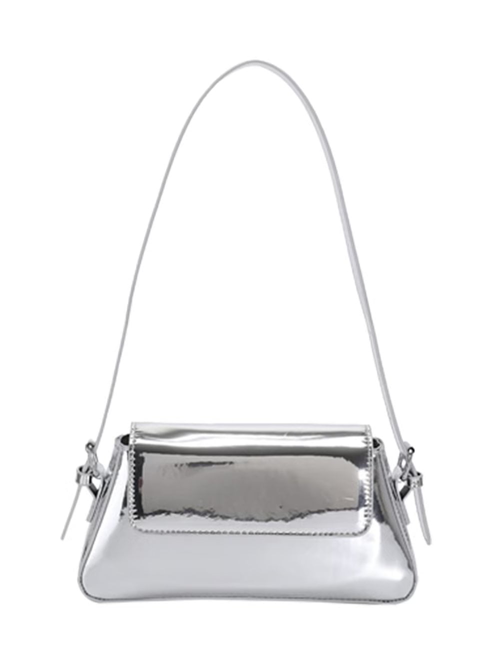 Y2k Sparkly Silver Purse Shoulder Bag Purse for Women Everyday Purse Hobo  Bag 