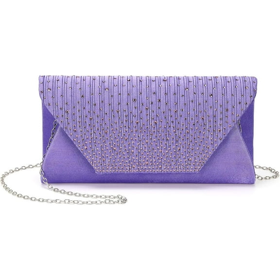 Evening Bags Clutch Purses for Women Formal, Purse Handbag Crossbody Bag Crystal Rhinestone with Chain Strap Shoulder Bag Sparkly for Wedding Guest Party Black