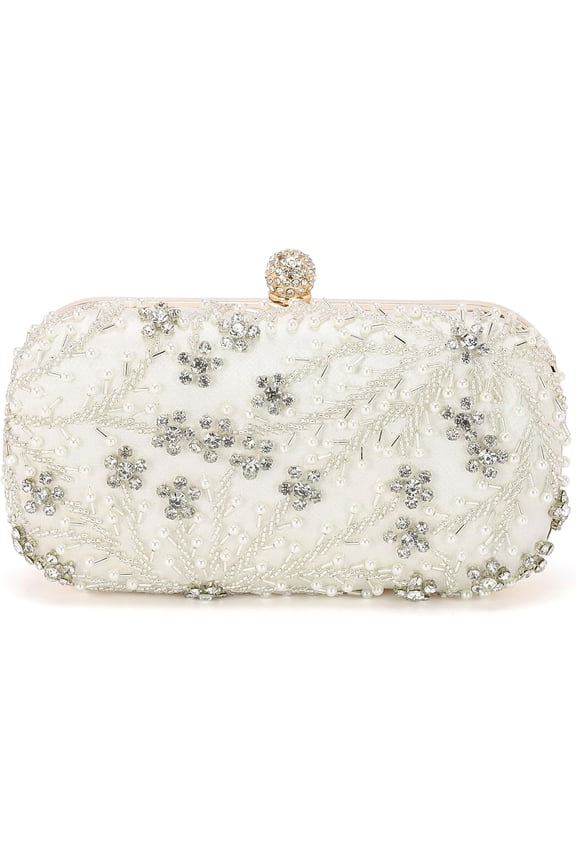 Evening Bags Clutch Purses for Women Formal, Bridal Purses Rhinestone Handbags Shoulder Bag with Chain Sparkly