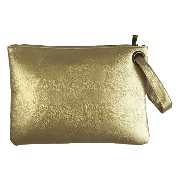 AMVKLX Evening Bags Purse Envelop Clutch Chain Shoulder Womens Wristlet Handbag Foldover Pouch Gold