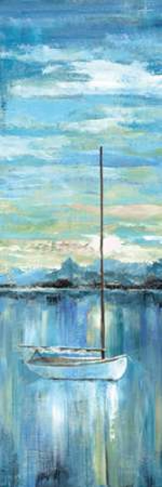 Evening Bay I Canvas Art - Nan (8 x 24)