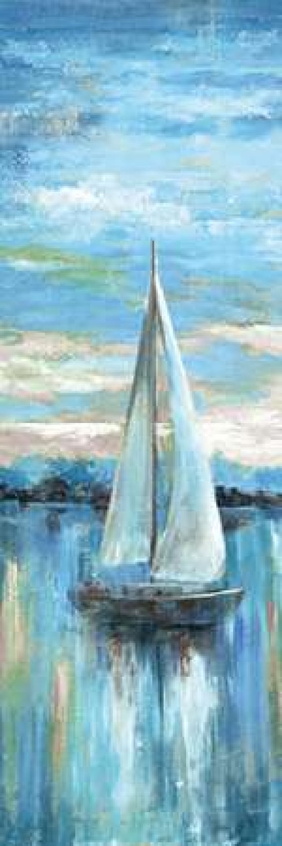 Evening Bay II Canvas Art - Nan (8 x 24)